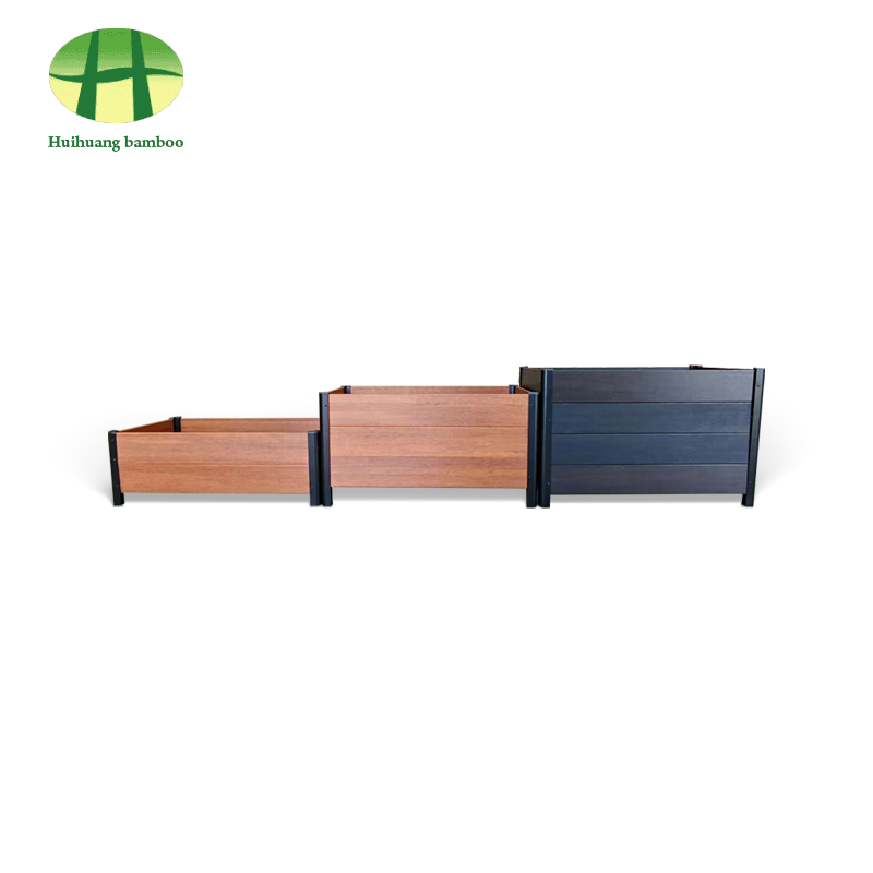 صندوق لزراعة الخشب المركب من خشب الخيزران المقاوم للطقس في الهواء الطلق صندوق لزراعة الخشب المركب من خشب الخيزران المقاوم للطقس في الهواء الطلق