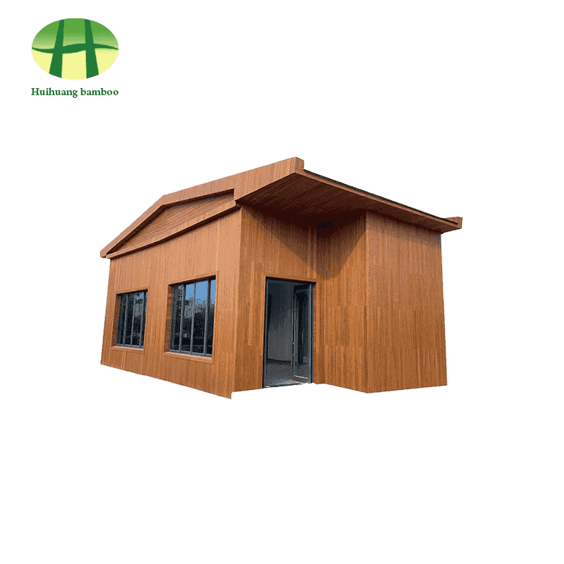 ألواح حائط عمودية من الخيزران الثقيل في الهواء الطلق