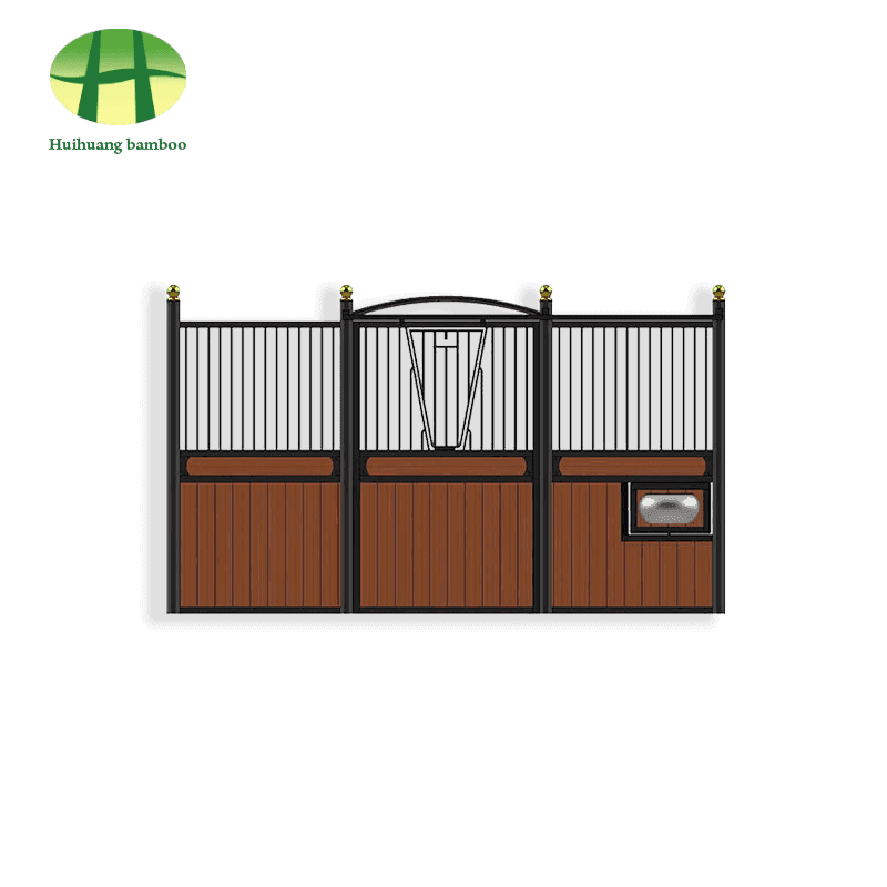 لوح ثابت من الخيزران الثقيل المتفحم في الهواء الطلق