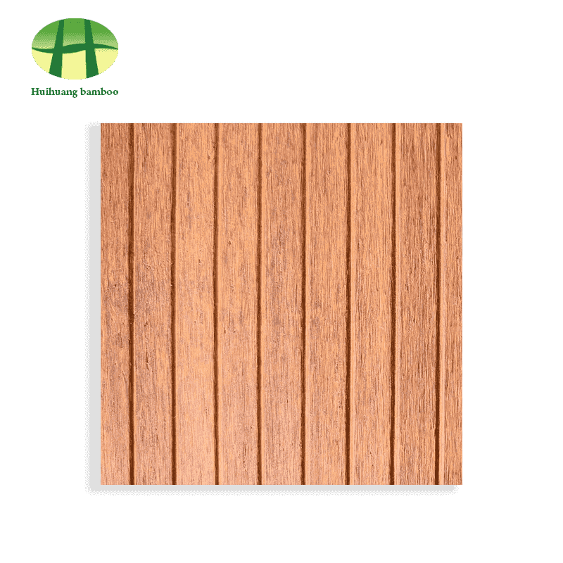 أرضيات من الخيزران ذات أخدود صغير