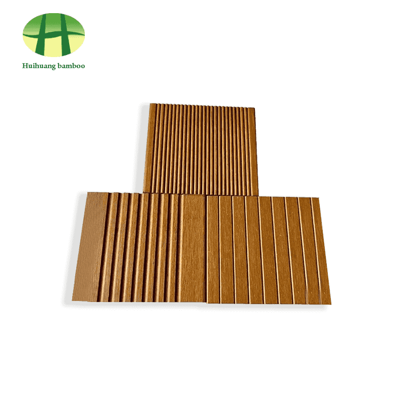 أرضيات من الخيزران باللون الأصلي