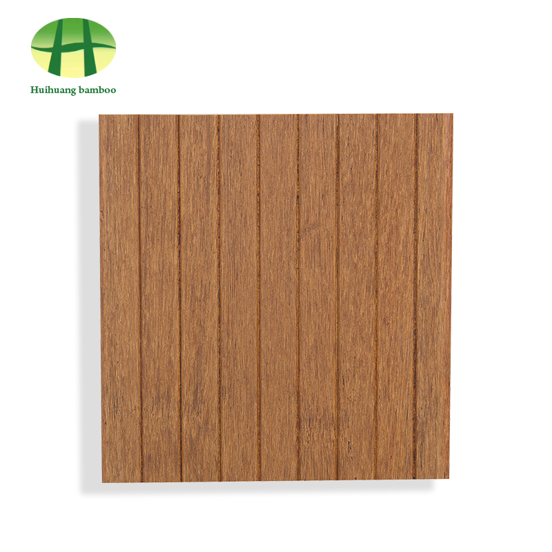 أرضيات من الخيزران ذات أخدود صغير