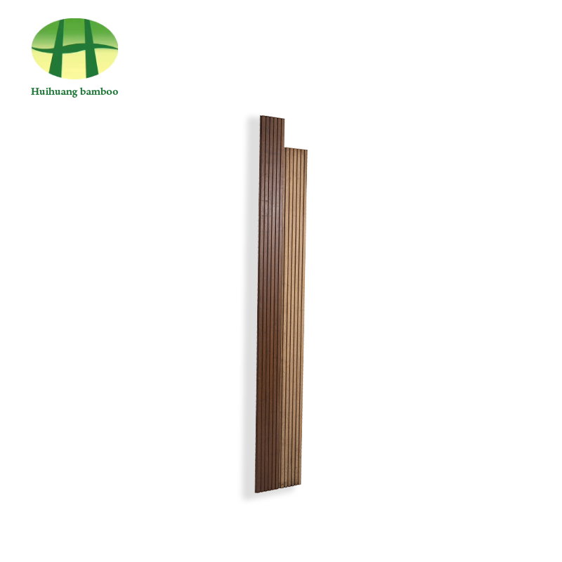 أرضيات من الخيزران ذات أخدود كبير