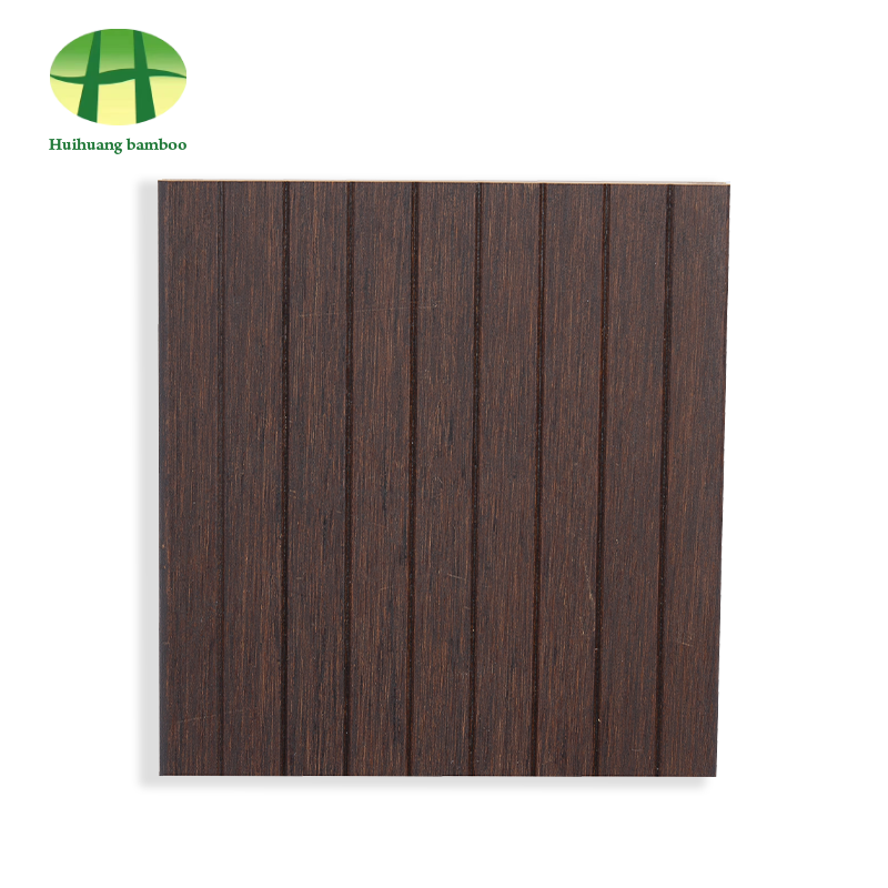 أرضيات من الخيزران ذات أخدود صغير