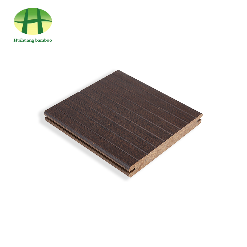 أرضيات من الخيزران ذات أخدود صغير